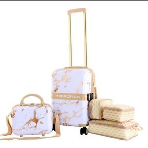 NWT TriForce 2pc Luggage w/3packing cubes